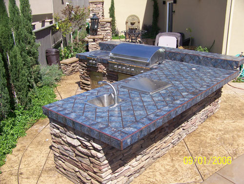 Outdoor Tile Kitchen Pleasanton Outdoor Tile Kitchen Pleasanton