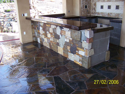 Outdoor Kitchens Outdoor Kitchen with Concrete Countertops