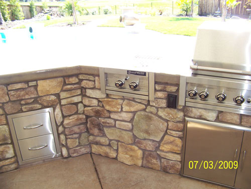 Outdoor Kitchen with Stainless Steel Outdoor Kitchen with Stainless Steel
